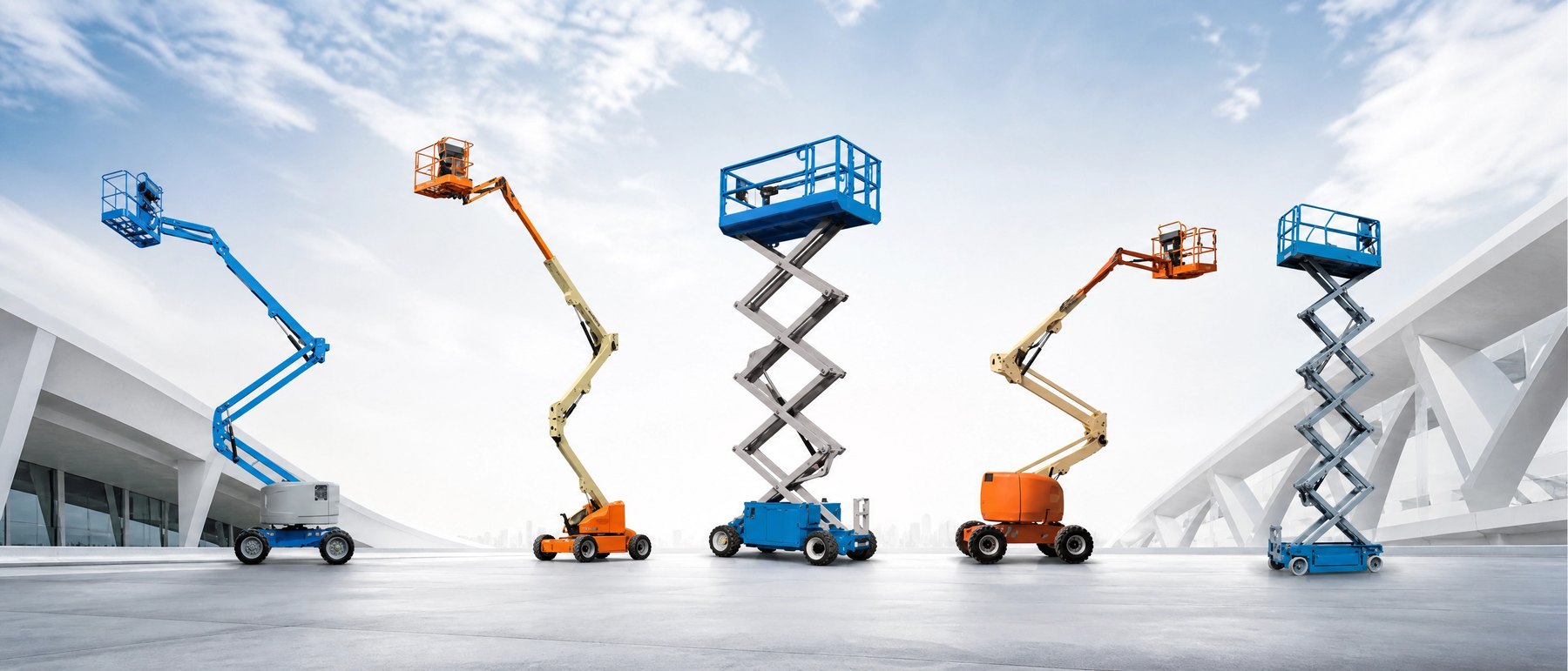 Frota de plataformas elevatórias Metal Loc